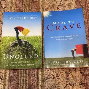Lysa Terkeurst Books: "Made to Crave" & "Unglued" Paperback Books